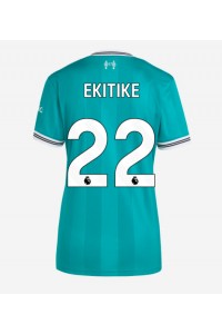 Liverpool Hugo Ekitike #22 Jalkapallovaatteet Naisten Kolmaspaita 2025-26 Lyhythihainen